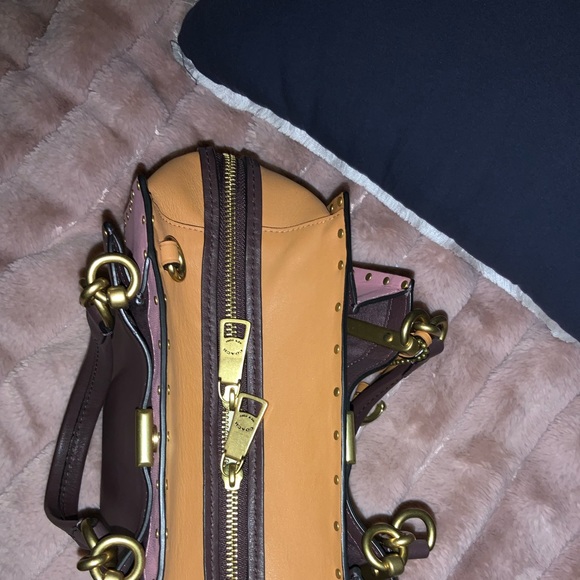 ****Sold*****Coach Dreamer Color-block Satchel - Picture 4 of 8